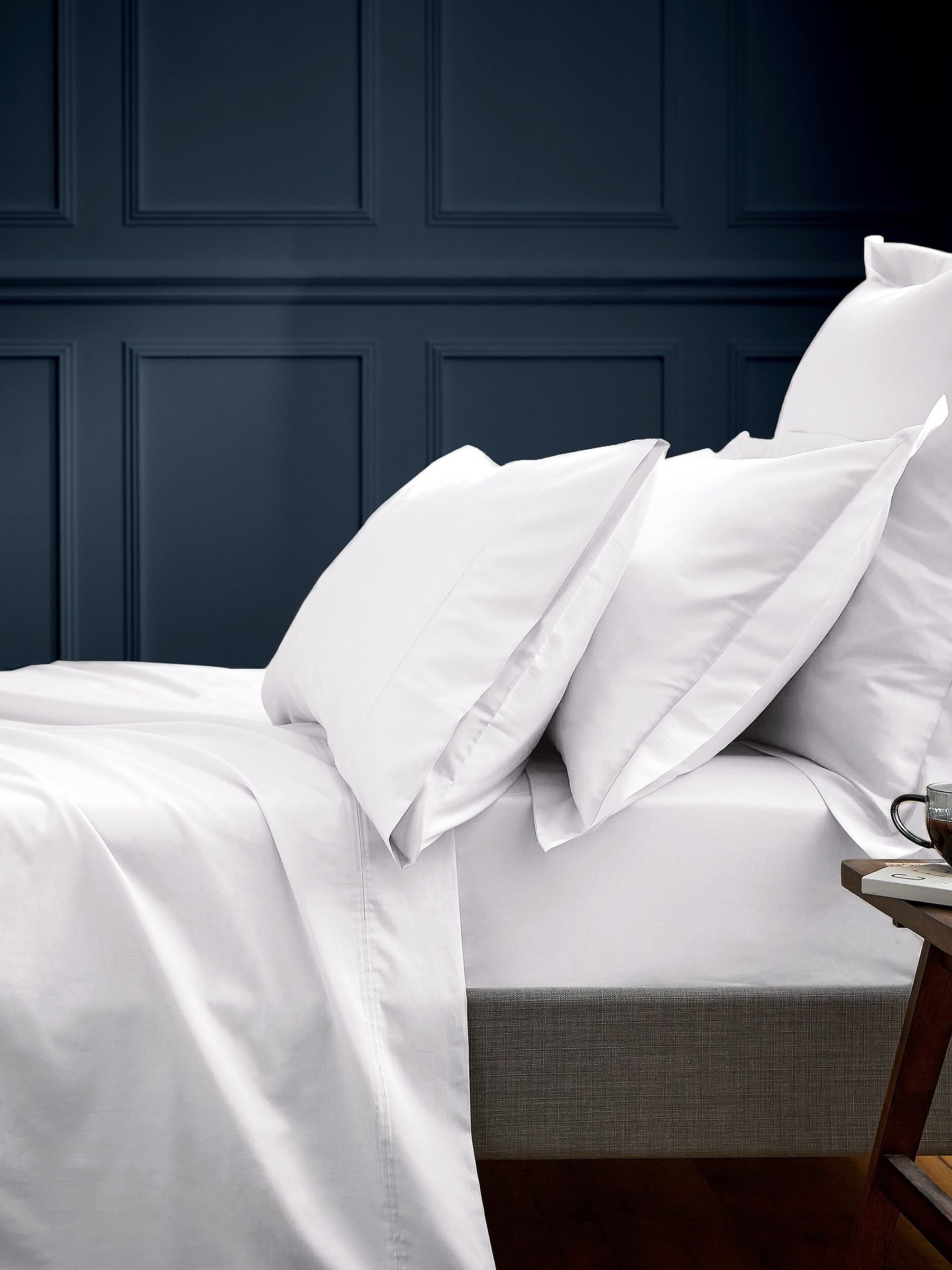 Bedeck of Belfast 600 thread count cotton sateen housewife pillowcase (British brand)
