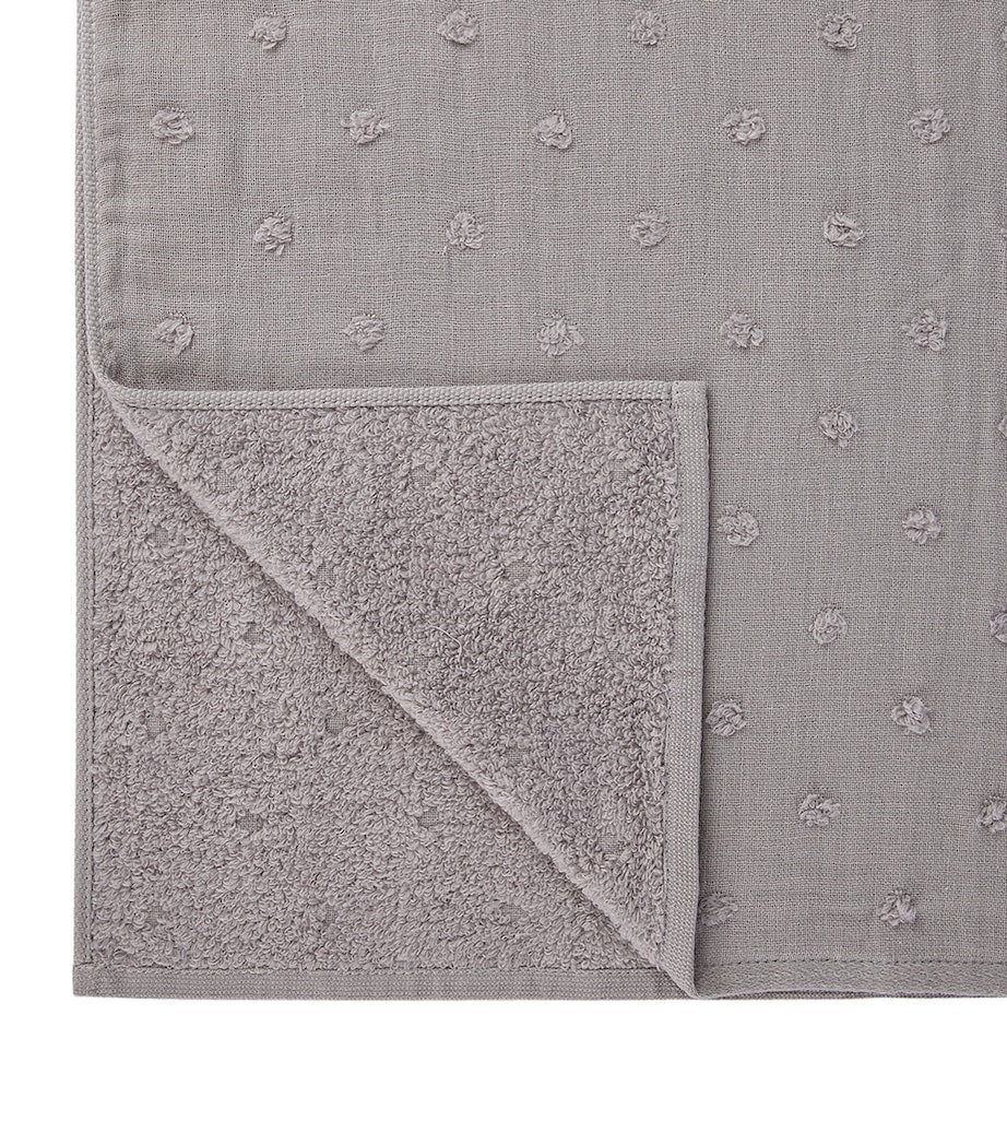 Uchino Zero Twist Gauze Dots Hand Towel 60cm x 100cm (British brand)
