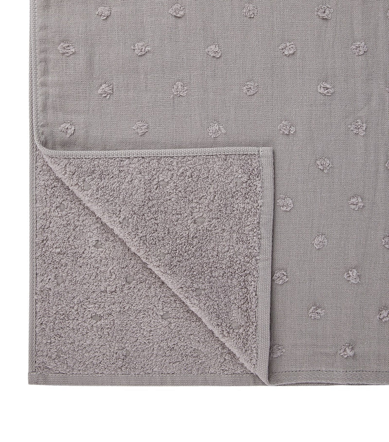 Uchino Zero Twist Gauze Dots Hand Towel 60cm x 100cm (British brand)