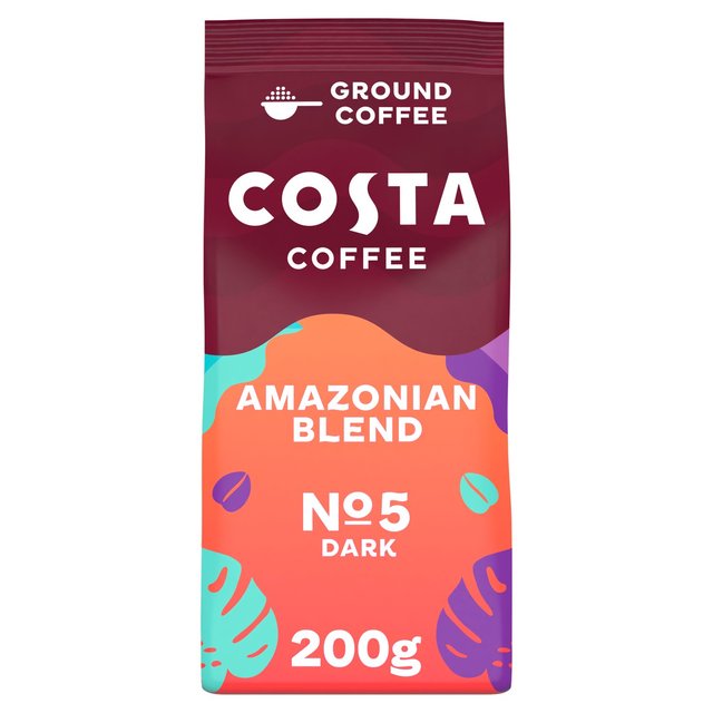 Costa Coffee Ground Intensely Dark Amazonian Blend   200g GOODS M&S   