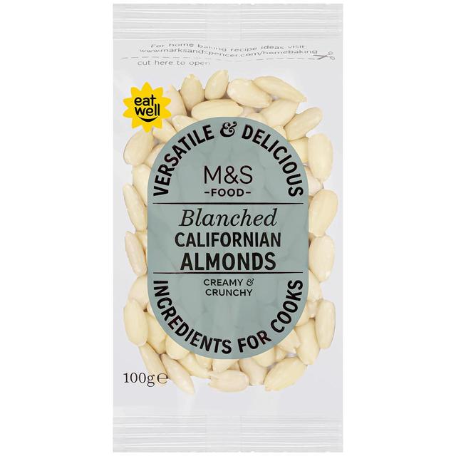 M&S Blanched Californian Almonds   100g