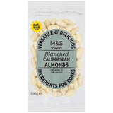 M&S Blanched Californian Almonds   100g GOODS M&S   