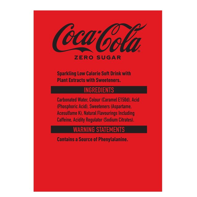 Coca-Cola Zero Sugar   6 x 250ml GOODS M&S   