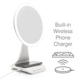 Rio 5x magnifying mirror with wireless charging, imported from the UK