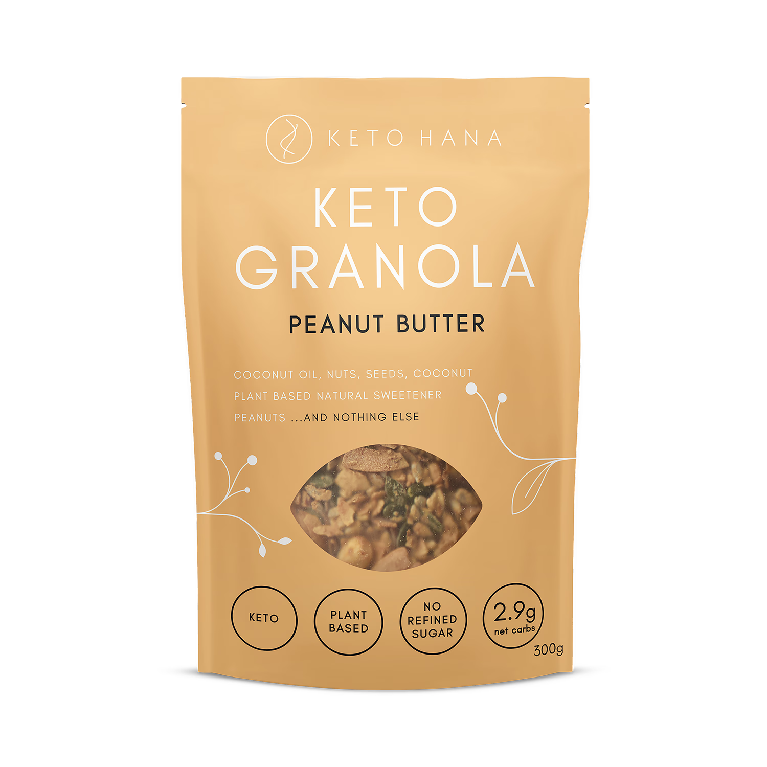 Keto Hana Peanut Butter Keto Granola 300g