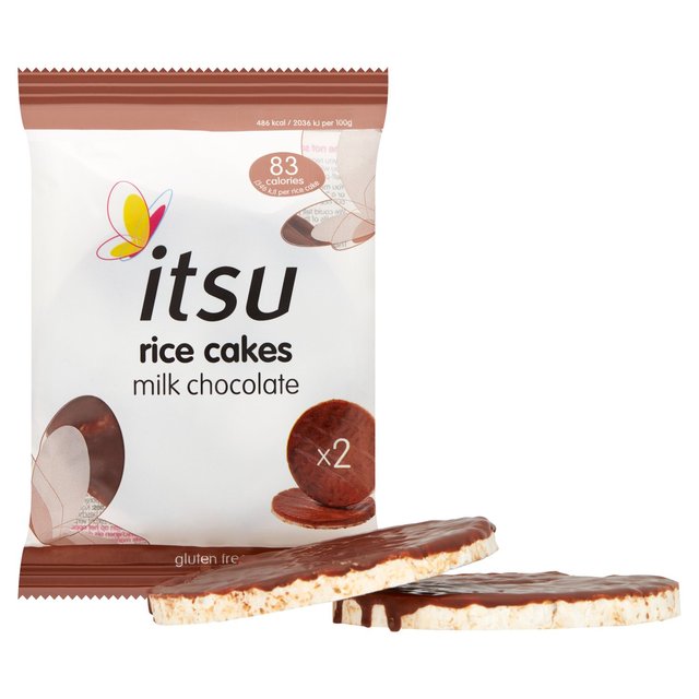 Itsu Milk Chocolate Rice Cakes   34g