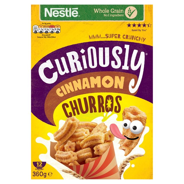 Nestle Curiously Churros Cereal   360g GOODS M&S   