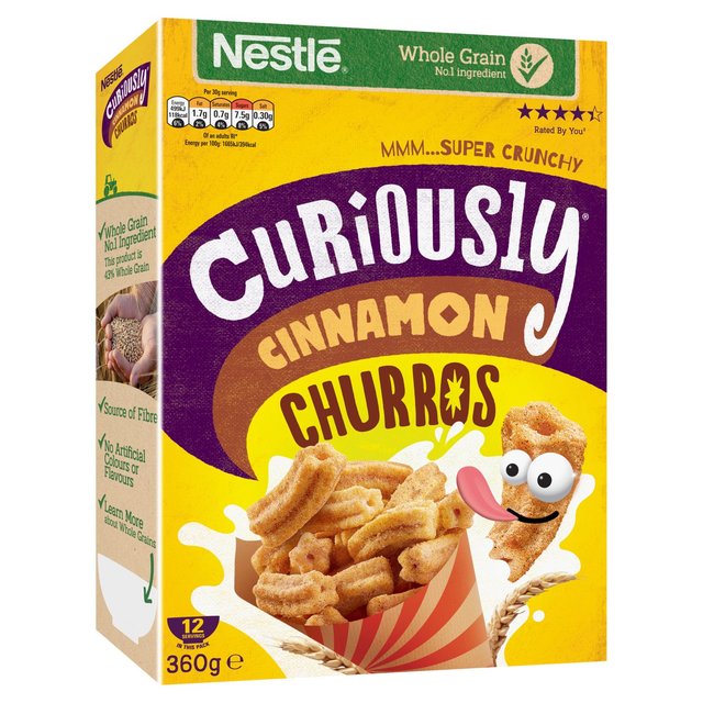 Nestle Curiously Churros Cereal   360g GOODS M&S   