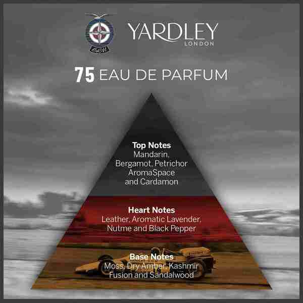 Yardley London British Racing Motors 75 Eau de Parfum 100ml (British brand)