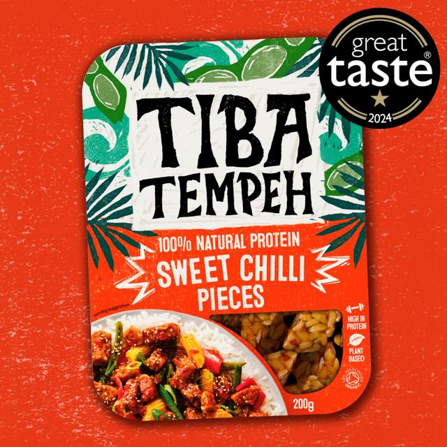 Tiba Tempeh Organic Sweet Chilli Pieces   200g GOODS M&S   