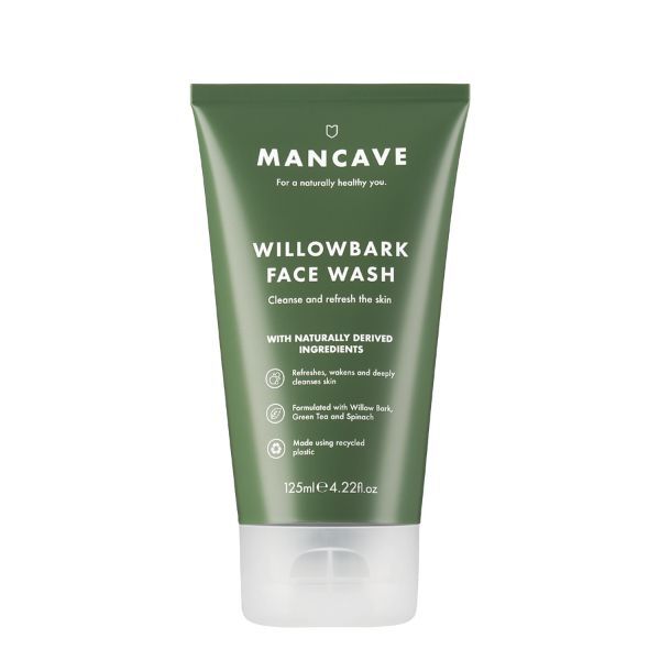 ManCave Willowbark face wash 125ml - British product