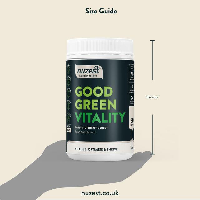 Nuzest Good Green Vitality Daily Nutrient Boost   300g GOODS M&S   