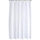 Aqualona Polyester White Shower Curtain XL 180 x 200cm GOODS M&S   