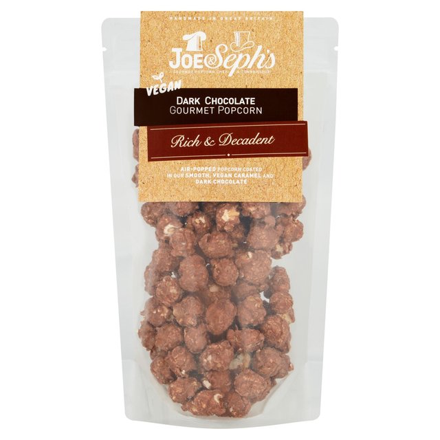 Joe & Seph's Vegan Dark Chocolate Popcorn   75g