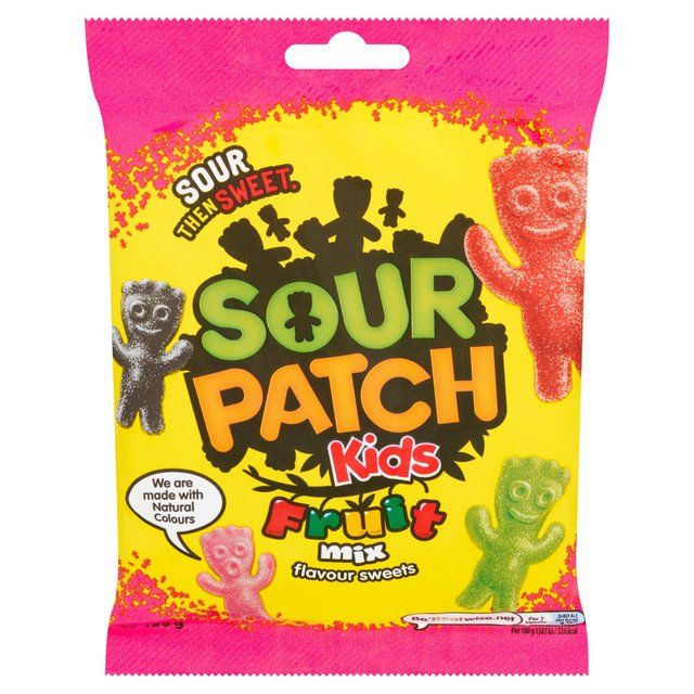 Sour Patch Kids Fruit Mix Sweets Bag   130g GOODS M&S   