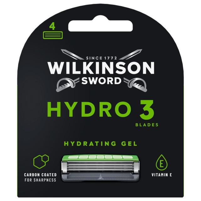 Wilkinson Sword Hydro 3 Skin Protection Men's Razor Blades   4 per pack GOODS M&S   