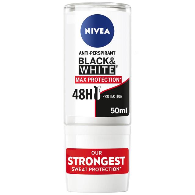 NIVEA Black & White Max Protect Anti-Perspirant Deodorant Roll-On    50ml