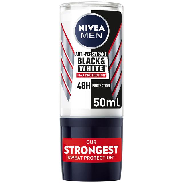 NIVEA MEN Black & White Max Protect Anti-Perspirant Deodorant Roll-On    50ml