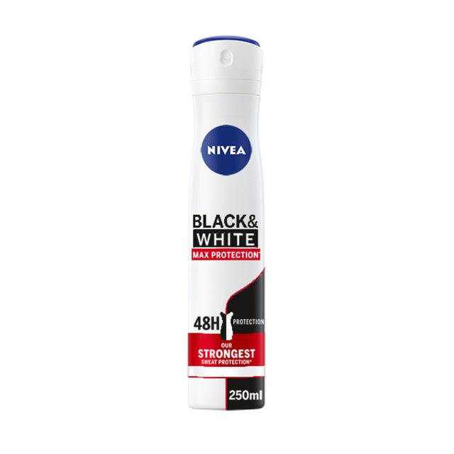 NIVEA Black & White Max Protect Anti-Perspirant Deodorant Spray   200ml