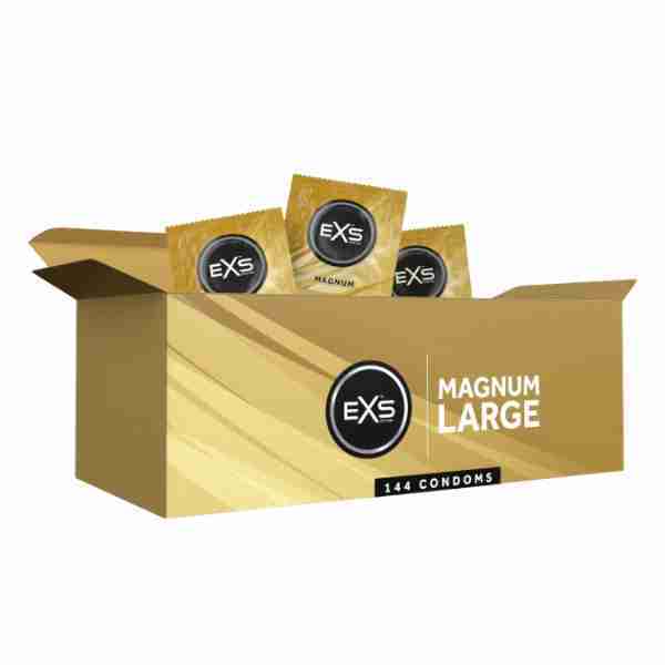 EXS Magnum large condoms 144 pack (British brand)