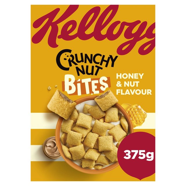 Kellogg's Crunchy Nut Bites Honey & Nut Flavour Breakfast Cereal    375g GOODS M&S   