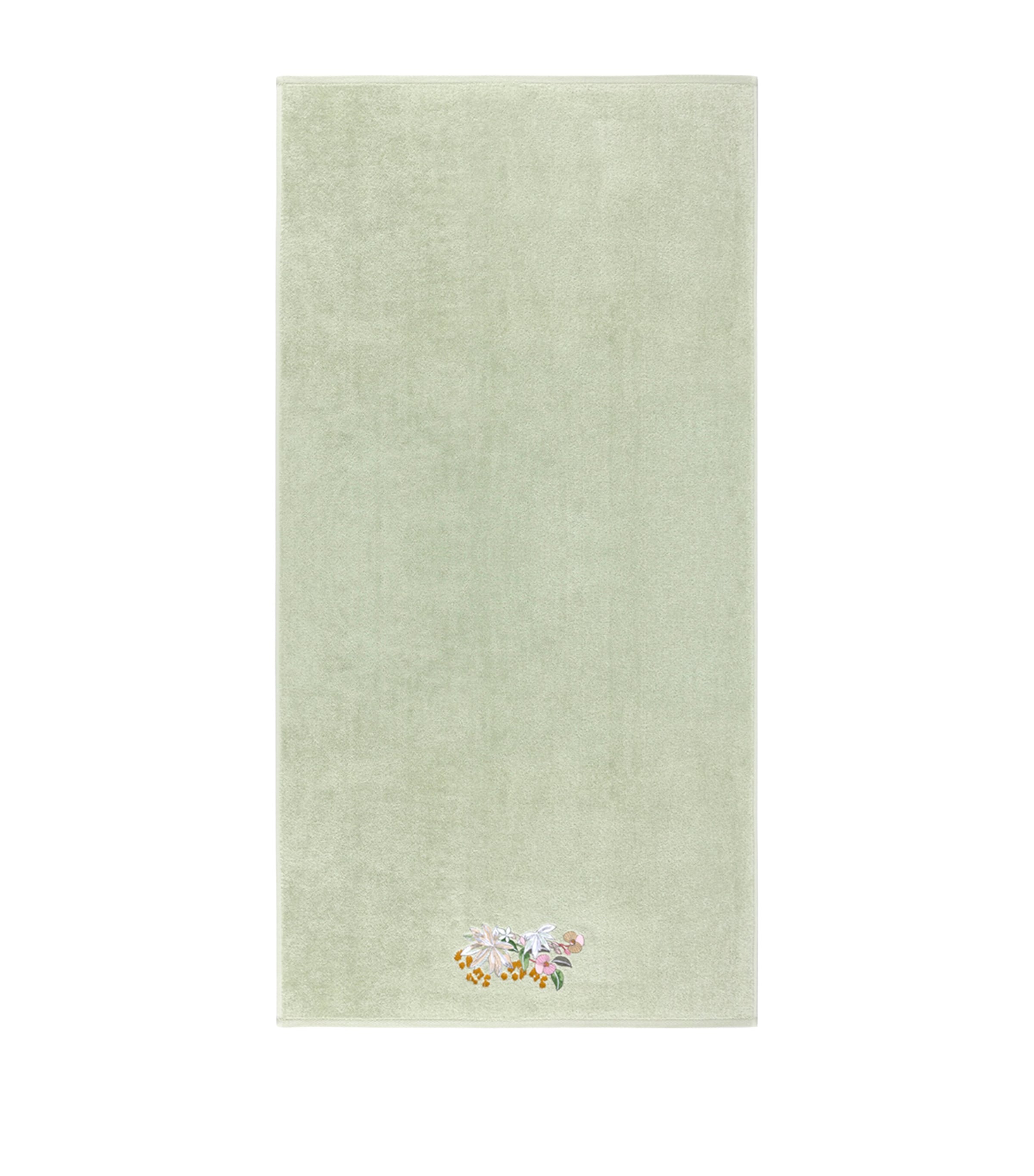 Yves Delorme Embroidered Orchidee bath towel 70cm x 140cm (British brand)