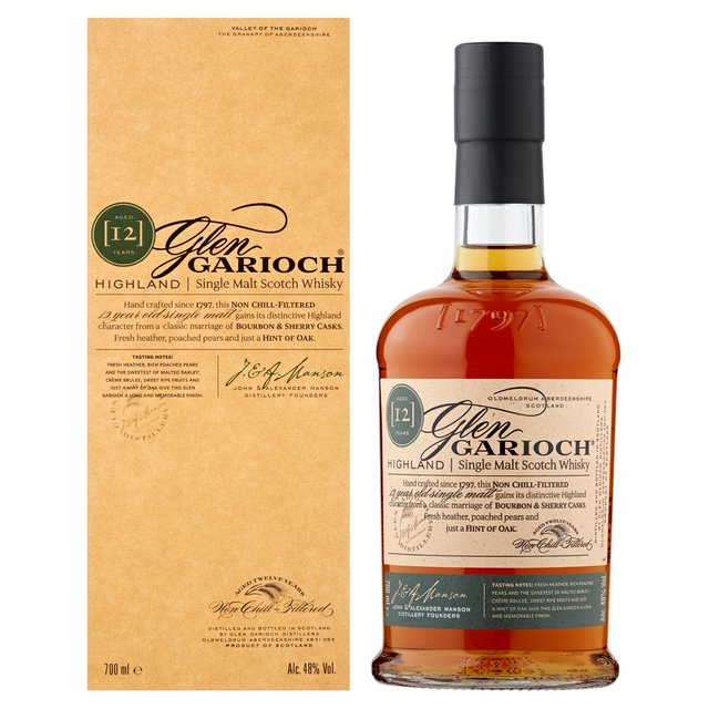 Glen Garioch 12 Year Old Sing Malt Scotch Whisky   70cl