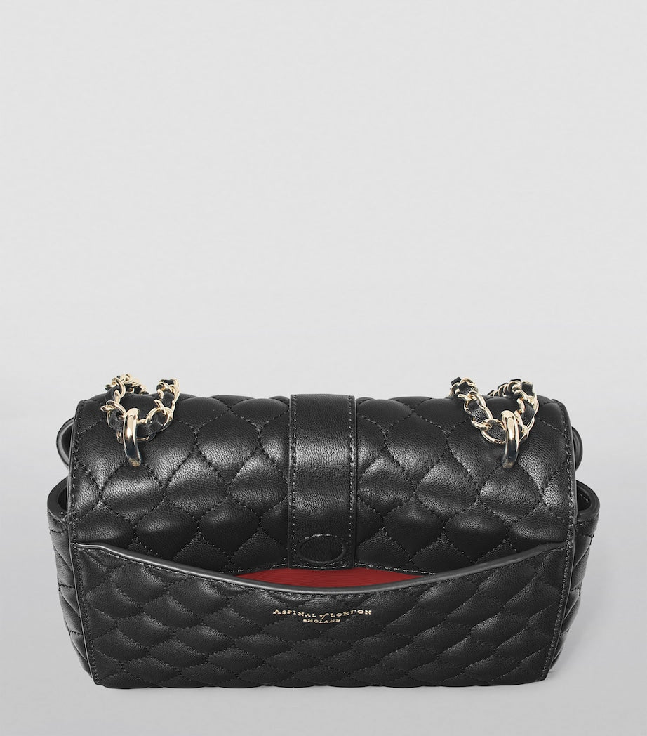 Aspinal of London Lottie leather shoulder bag, imported from the UK