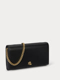 Lauren Ralph Lauren black Adair II chain wallet, imported from the UK