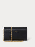 Lauren Ralph Lauren black Adair II chain wallet, imported from the UK