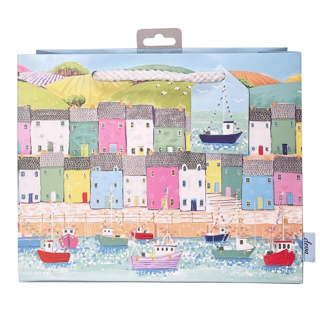 Coastal Cottages Medium Gift Bag