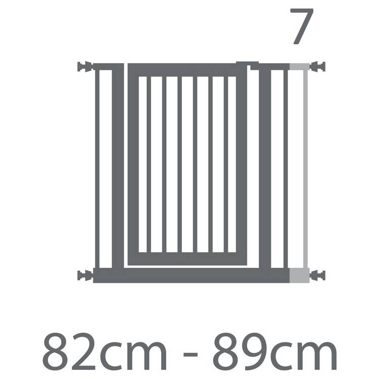 Munchkin Lindam safety gate extension white 7cm, imported from the UK