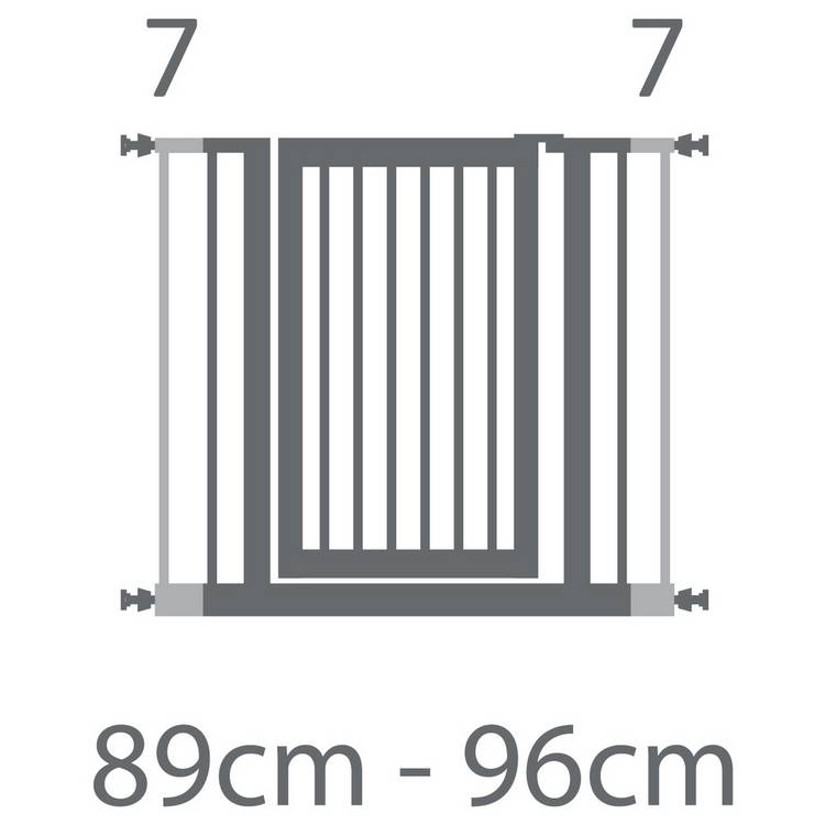 Munchkin Lindam safety gate extension white 7cm, imported from the UK