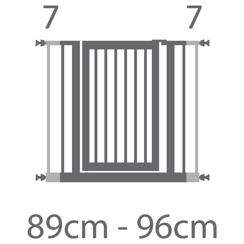 Munchkin Lindam safety gate extension white 7cm, imported from the UK