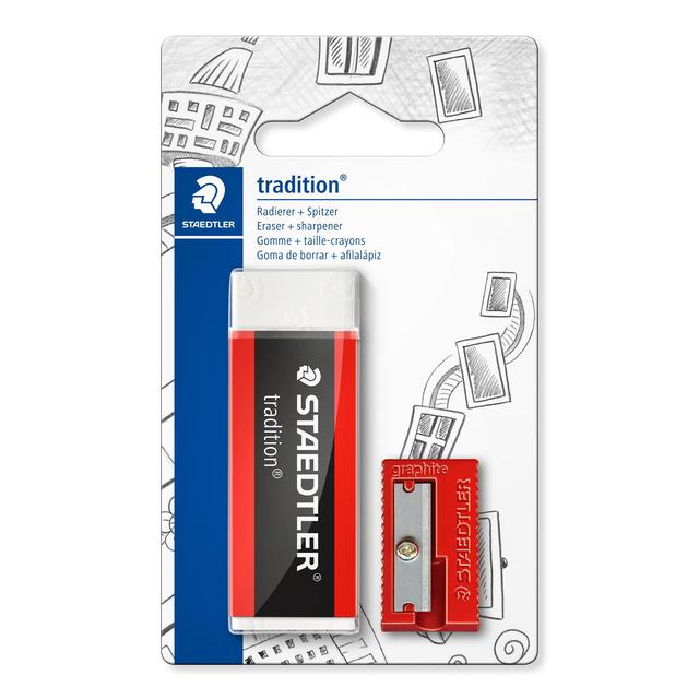 Staedtler Tradition Eraser and Sharpener GOODS M&S   