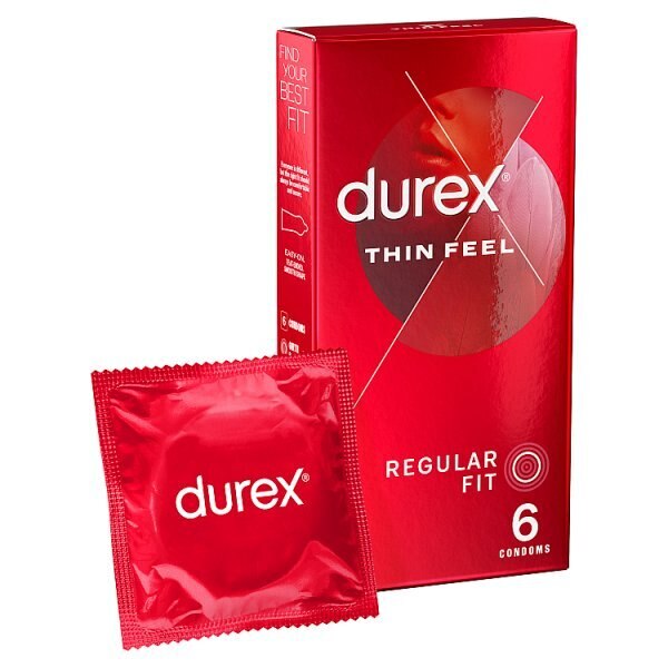 Durex Thin Feel Condoms Enhanced Sensitivity Regular Fit 6s GOODS Superdrug   