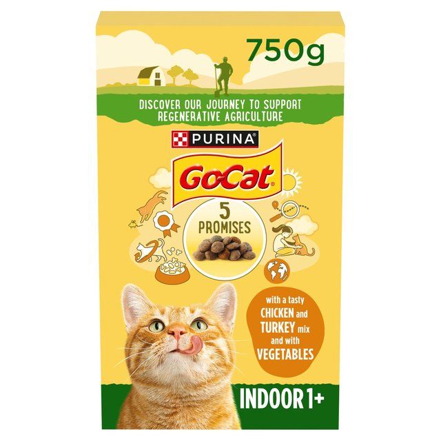 Go-Cat Indoor Chicken Dry Cat Food   750g GOODS M&S   