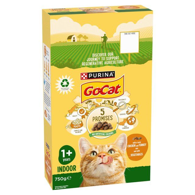 Go-Cat Indoor Chicken Dry Cat Food   750g GOODS M&S   