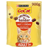 Go-Cat Crunchy & Tender Chicken and Beef Dry Cat Food    900g GOODS M&S   