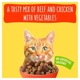 Go-Cat Crunchy & Tender Chicken and Beef Dry Cat Food    900g GOODS M&S   