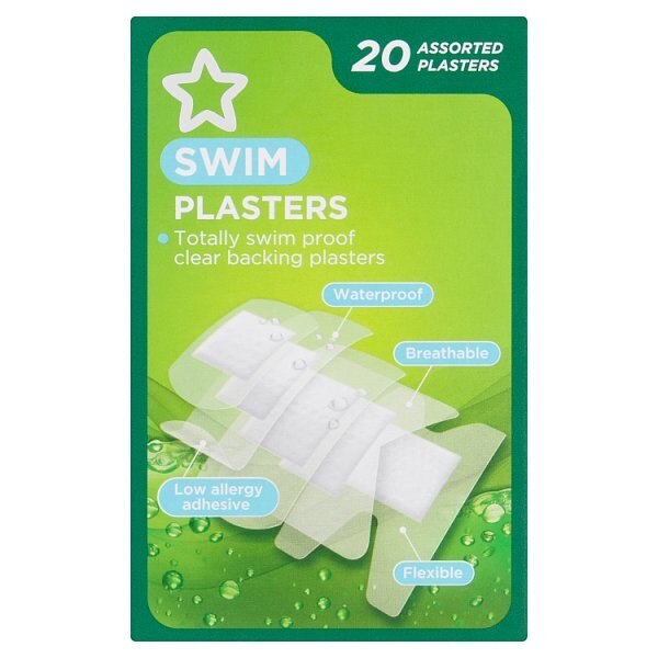 Superdrug Swim Proof Plasters X 20 GOODS Superdrug   