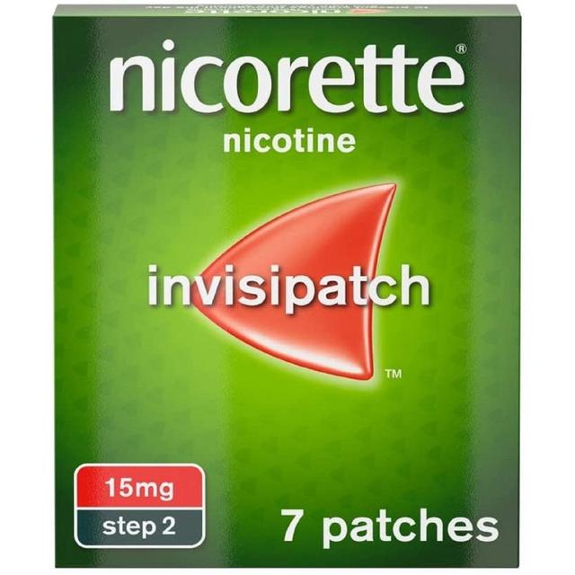 Nicorette Invisi Patch Step 2 15 mg 7 Patches (Stop Smoking Aid)   7 per pack