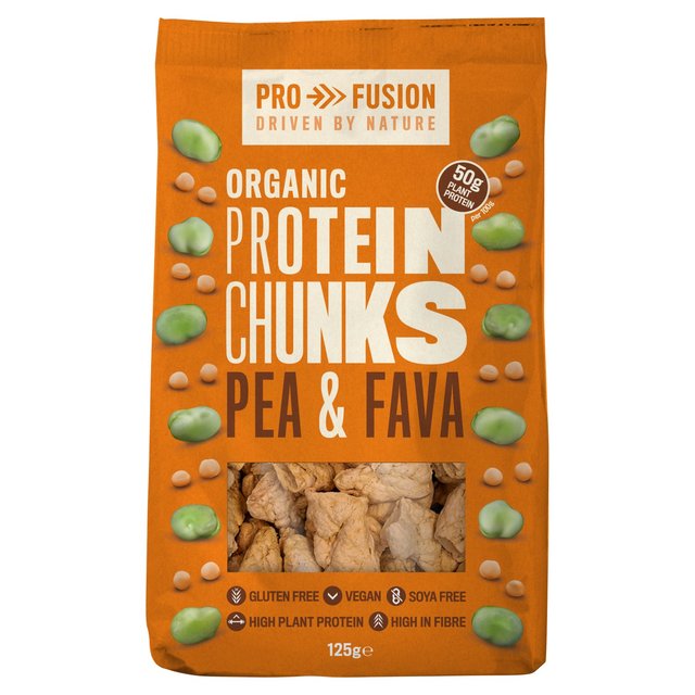 Profusion Organic Pea & Fava Protein Chunks   125g