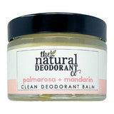 The Natural Deo Co. deodorant balm Palmarosa + Mandarin 55g (British brand)