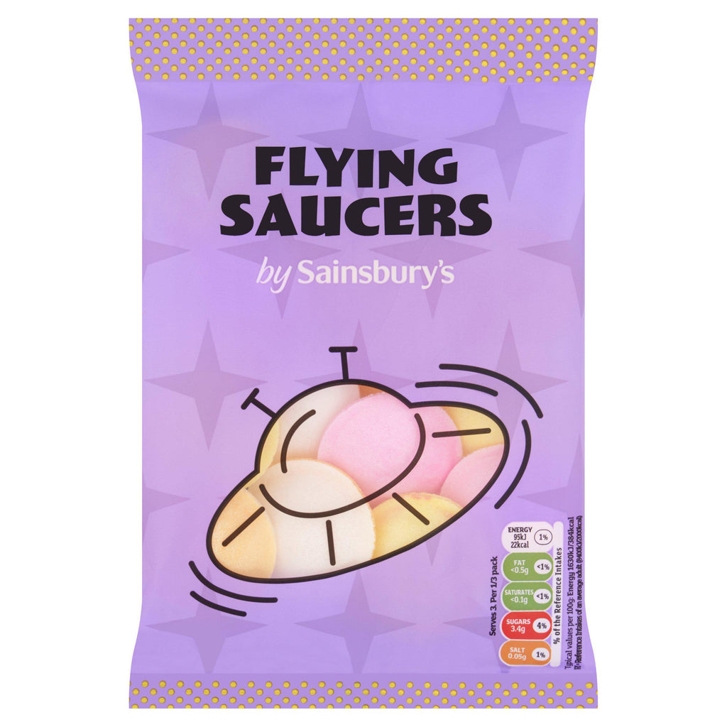 Sainsbury's Flying Saucers Sweets 17.5g