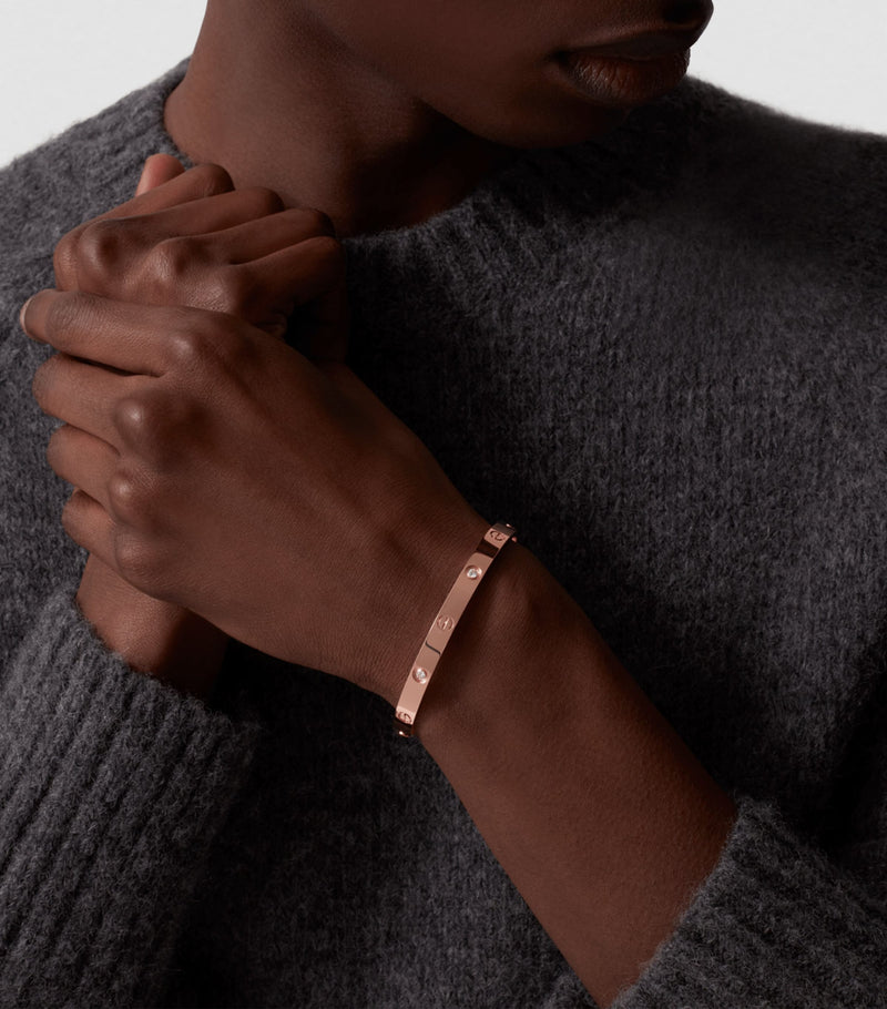 Cartier LOVE bracelet rose gold 4-diamond 6.1mm, UK version