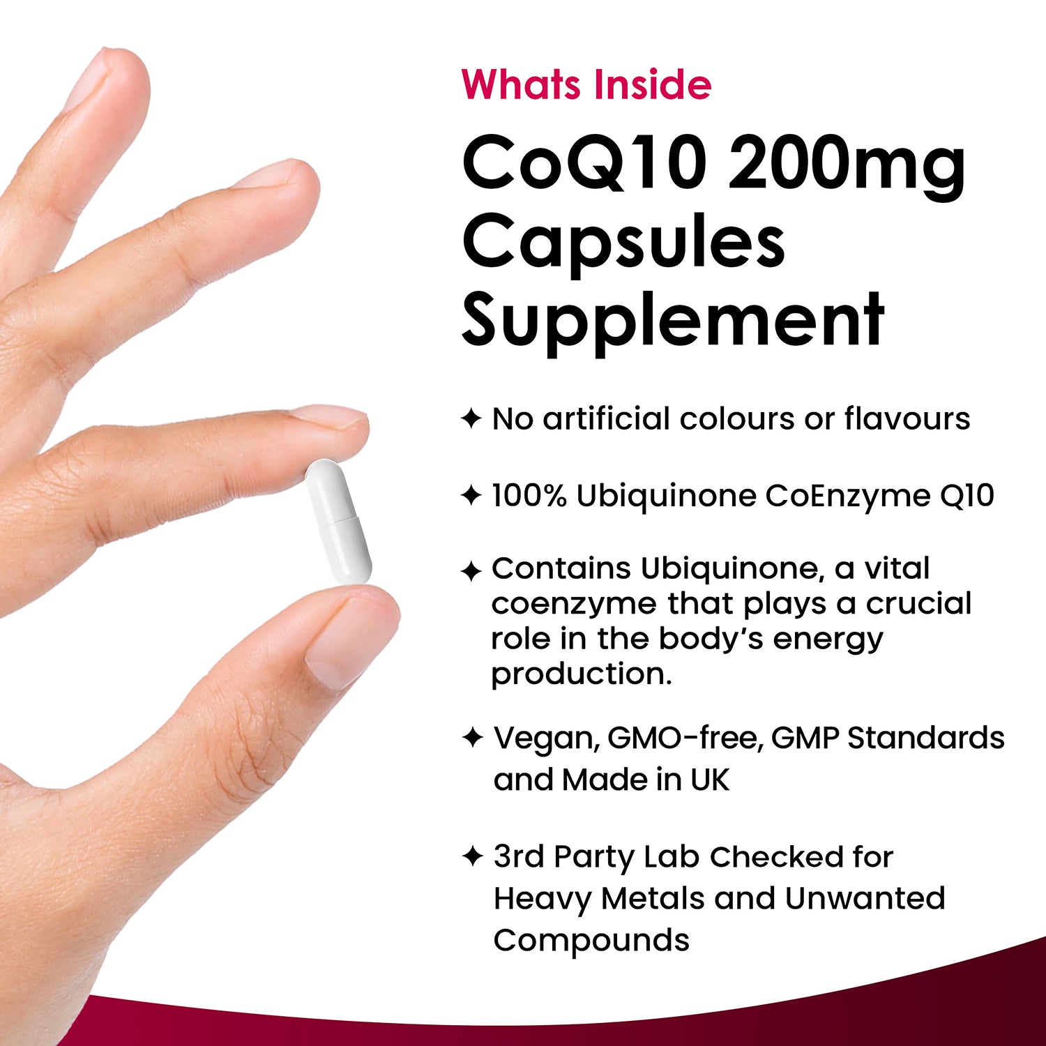 New Leaf Products CoQ10 capsules 120 capsules, imported from the UK