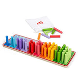 Bigjigs Toys Wooden Rainbow Counting Sticks Game GOODS Superdrug   