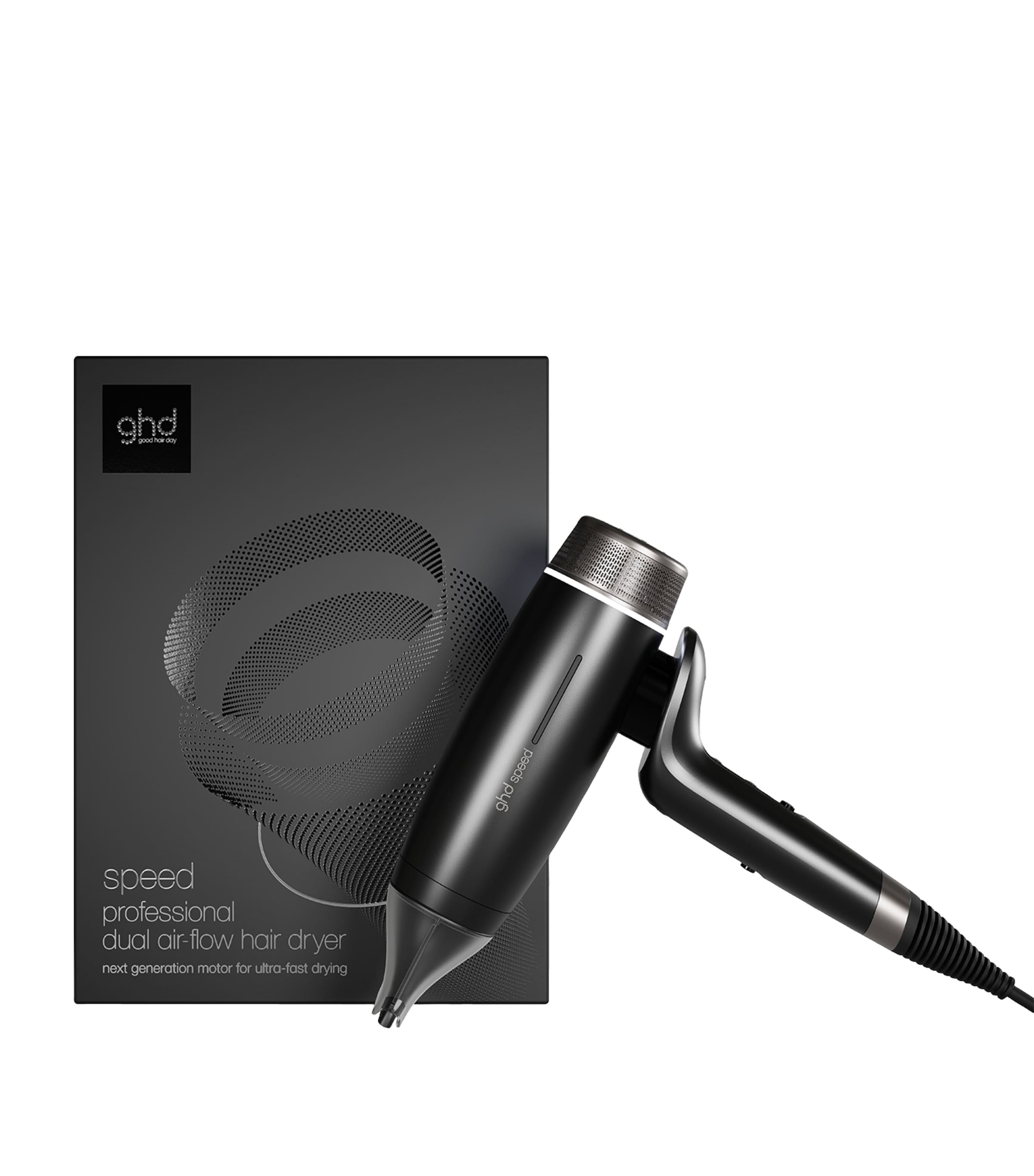ghd Speed Hairdryer with high-pressure airflow, UK version