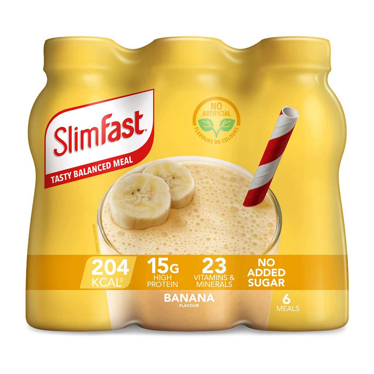 SlimFast Milkshake Multipack Banana 325ml 6s GOODS Boots   